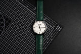 Green Alligator Fluorine Rubber Watch Strap