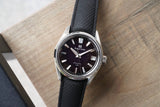 Black Textured Curved CTS Rubber Strap