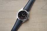 Black Curved CTS Rubber Strap