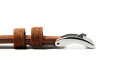 Brown Suede Leather Watch Strap
