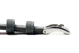 Grey Suede Leather Watch Strap