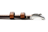 Cognac Roccia Leather Watch Strap