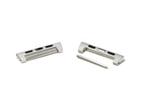 Set of Silver Interchangeable Adapters for Apple Watch Type 2