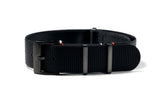 Black DLC Loop Seatbelt Watch Strap