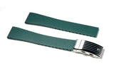 Green Ratchet Clasp Rubber Strap