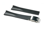 Black Curved CTS Rubber Strap