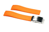 Orange Textured CTS Rubber Strap