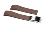 Brown Textured CTS Rubber Strap