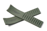 Olive Textured CTS Rubber Strap