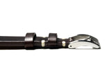 Dark Brown Horween Chromexcel Vintage Leather Watch Strap