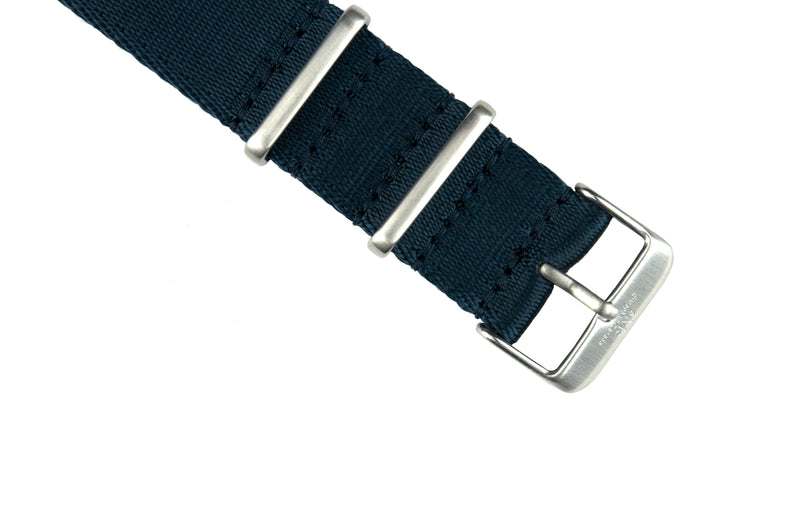 22mm Asteroid Thin Seatbelt Nylon Watch Strap (Classic Length)