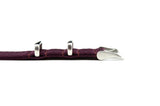 Burgundy Thin Seatbelt Nylon Watch Strap (Classic Length)