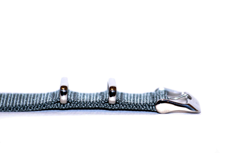 Slate Grey Nylon Watch Strap