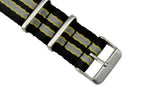 22mm No Time to Die Bond Thin Seatbelt Nylon Watch Strap (Classic Length)