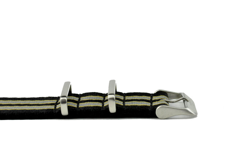 22mm No Time to Die Bond Thin Seatbelt Nylon Watch Strap (Classic Length)