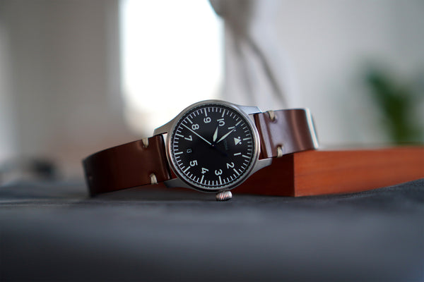 Vintage Brown Shell Cordovan Leather Strap