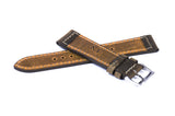 22mm Ash Grey Crazy Horse Leather Strap (Clearance)