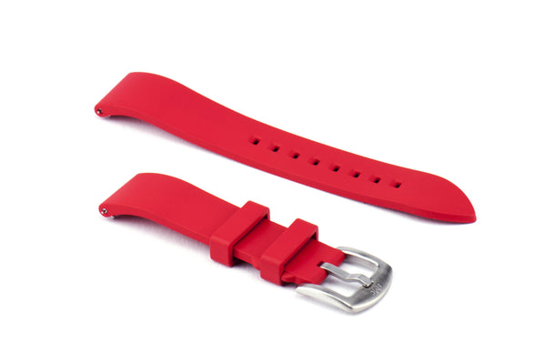 SMC Rubber - Red Basic Vulcanized Rubber Strap for Apple Watch