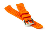 SMC Rubber - Orange Basic Vulcanized Rubber Strap