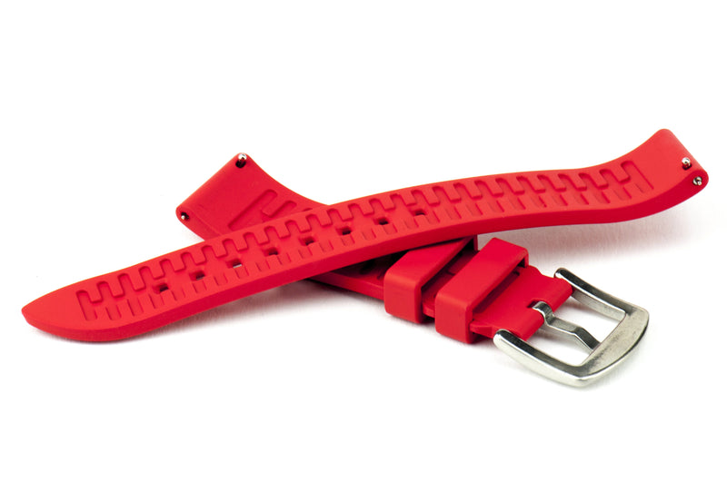 SMC Rubber - Red Basic Vulcanized Rubber Strap for Apple Watch