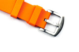 SMC Rubber - Orange Basic Vulcanized Rubber Strap