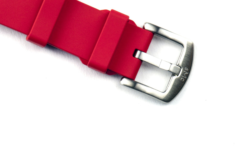 SMC Rubber - Red Basic Vulcanized Rubber Strap for Apple Watch