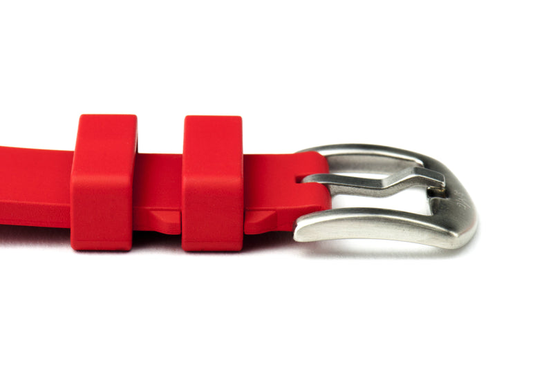 SMC Rubber - Red Basic Vulcanized Rubber Strap for Apple Watch
