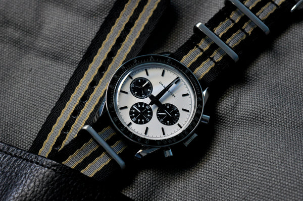 22mm No Time to Die Bond Thin Seatbelt Nylon Watch Strap