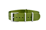 Moss Green Seatbelt Nylon Watch Strap