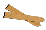 Baltic Blue Saffiano Leather Strap With Deployant Clasp