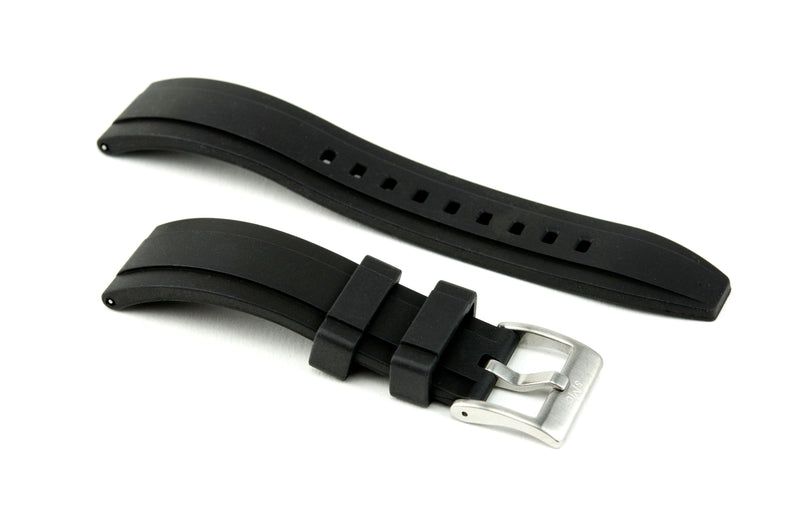 SMC Rubber - Black Professional Fluorine Rubber Strap