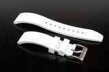 SMC Rubber - White Professional Fluorine Rubber Strap