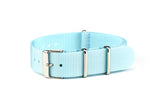 Powder Blue Nylon Watch Strap