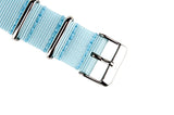 Powder Blue Nylon Watch Strap