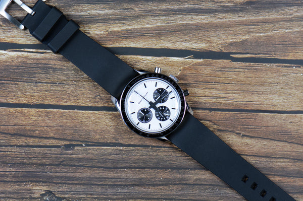 SMC Rubber - Black Basic Vulcanized Rubber Strap