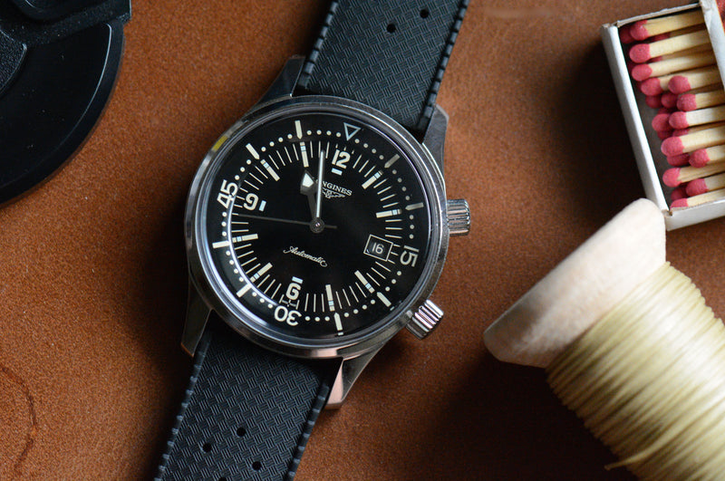 SMC Rubber - Black Tropic FKM Rubber Strap