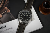 22mm Brown Padded Tumbled Leather Strap (Clearance)