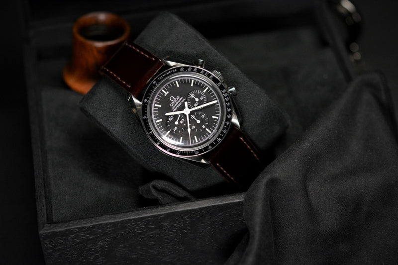 22mm Brown Shell Cordovan Leather Strap (Clearance)