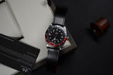 22mm Black Shell Cordovan Leather Strap (Clearance)