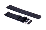 Space Black 2-Piece Nylon Watch Strap