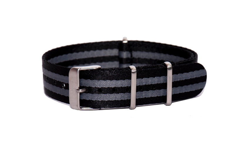 22mm Bond Thin Seatbelt Nylon Watch Strap (Classic Length)
