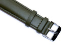 18/22mm Olive Italian Calf Leather Strap (Clearance)