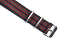 22mm 1964 Bond Thin Seatbelt Nylon Watch Strap (Classic Length)