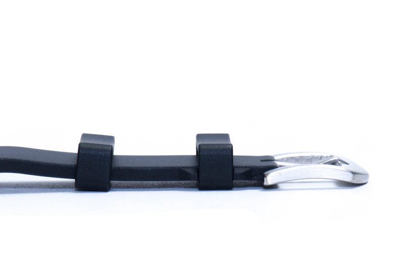 SMC Rubber - Black Basic Vulcanized Rubber Strap