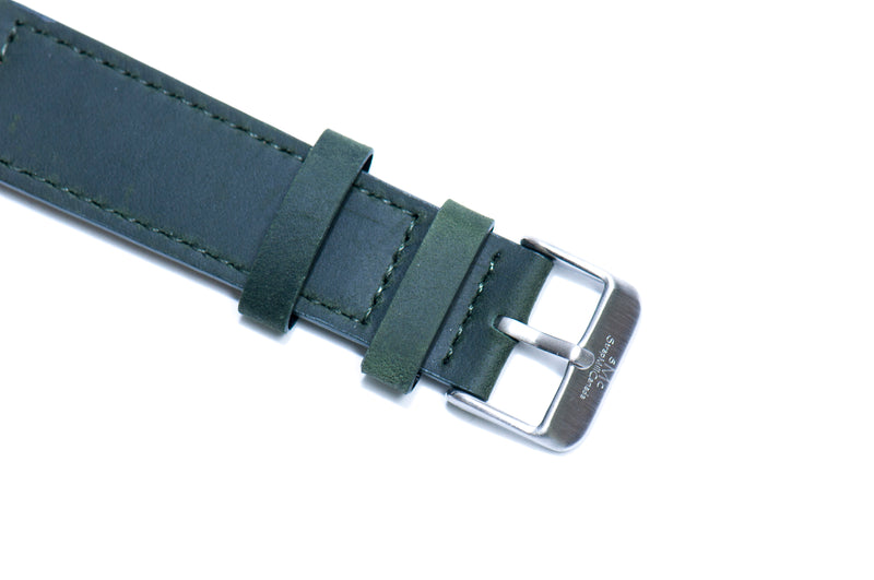 Forest Green Crazy Horse Leather Strap (Clearance)