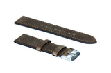 22mm Ash Grey Crazy Horse Leather Strap (Clearance)