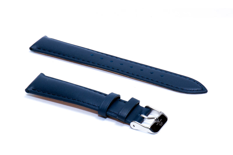 22mm Oxford Blue Italian Calf Leather Strap (Clearance)