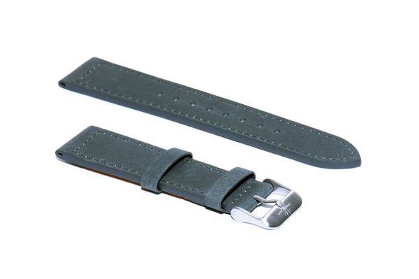 Ash Blue Crazy Horse Leather Strap