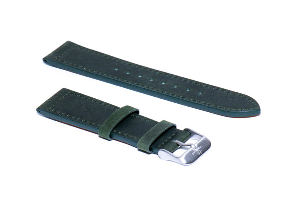 Forest Green Crazy Horse Leather Strap (Clearance)