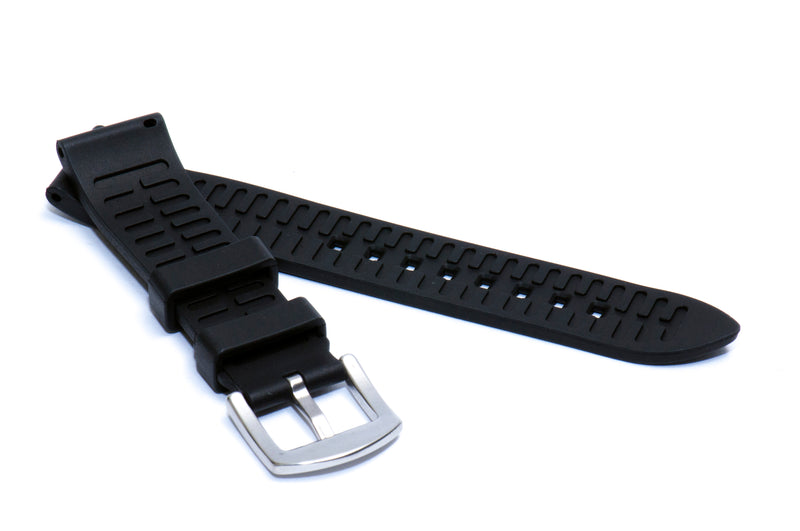 SMC Rubber - Black Basic Vulcanized Rubber Strap